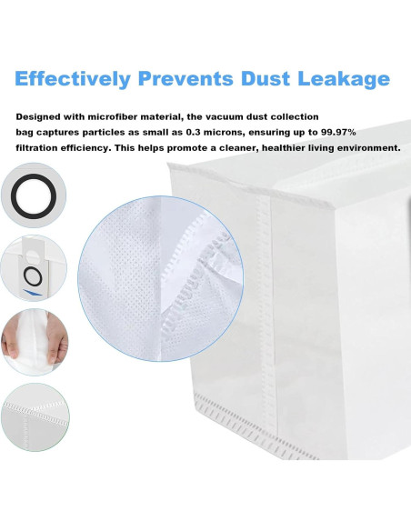 14 Bolsas de Vacío Dhoua para Aspiradora ECOVACS DEEBOT