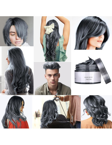 Cera de Color Temporal para Cabello Jebousike 120g - 10 Colores