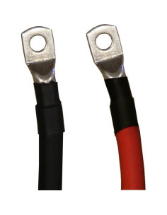 Cables de Batería de Cobre Puro WindyNation 2 AWG 0.3 m 2
