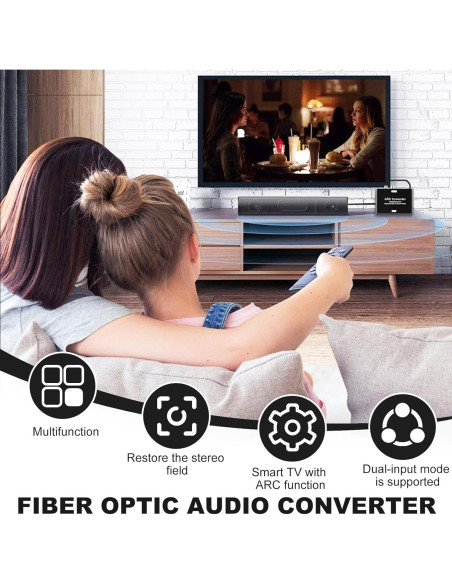 Convertidor de Audio Digital a Analógico DAC Blackonvlm 9x5.8cm