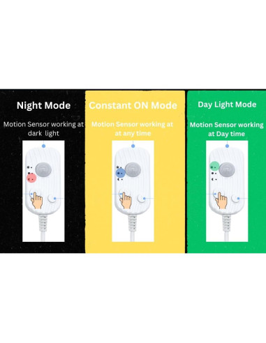 Tira LED USB con Sensor de Movimiento Vortex HJ-J0081C 1m Blanco Frío