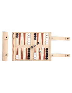 Juego de Backgammon Portátil McGregri - Plegable y Ligero