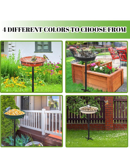 Bañera para Aves YALINKA de Metal 90.2cm con Soporte