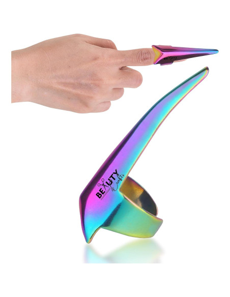 Anillo de Partición de Cabello Beauty & Crafts - Acero Inoxidable