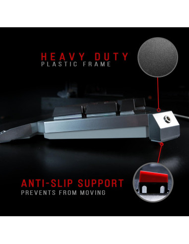 Teclado Gaming Óptico Bloody B740 con Reposamuñecas Ergonómico