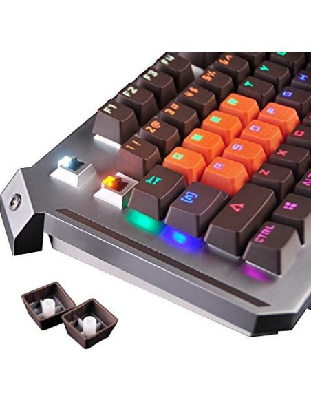 Teclado Gaming Óptico Bloody B740 con Reposamuñecas Ergonómico