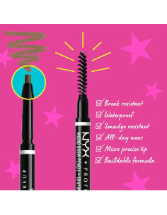 Lápiz de Cejas Micro NYX Professional Makeup - Taupe 2