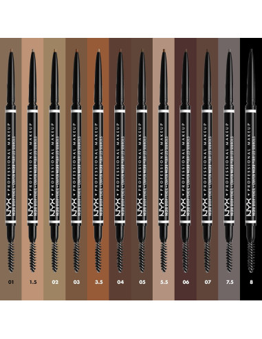 Lápiz de Cejas Micro NYX Professional Makeup - Taupe