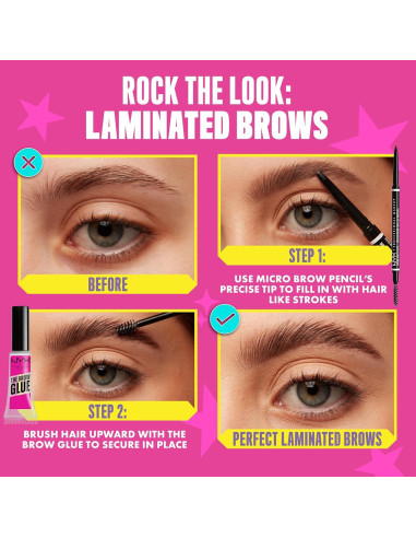 Lápiz de Cejas Micro NYX Professional Makeup - Taupe