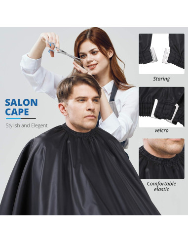 Kit de Tijeras de Barbero Marhaba AS - 10 Piezas Profesionales