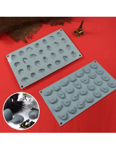 Molde de Silicona Antiadherente Mostsom Piedra M 30.4x17.8cm 2