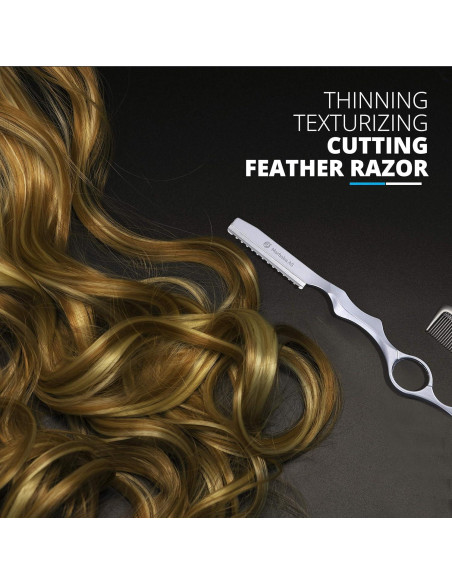 Kit de Tijeras de Barbero Marhaba AS - 10 Piezas Profesionales