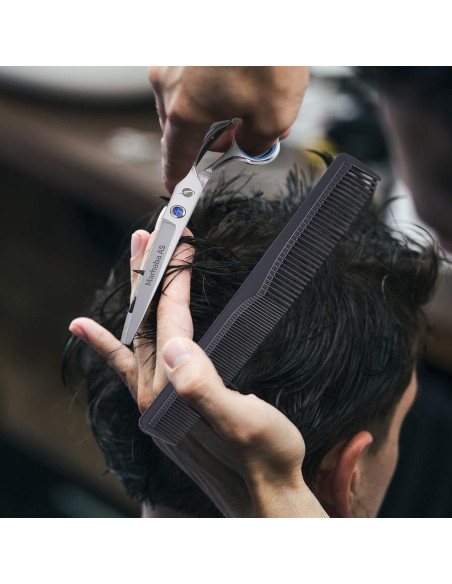 Kit de Tijeras de Barbero Marhaba AS - 10 Piezas Profesionales
