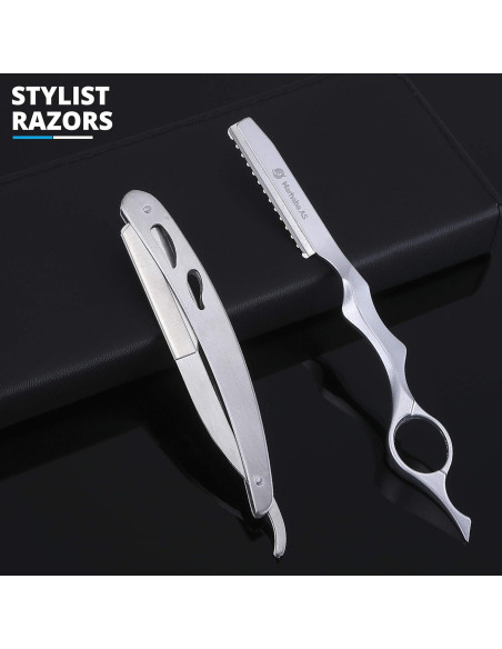 Kit de Tijeras de Barbero Marhaba AS - 10 Piezas Profesionales