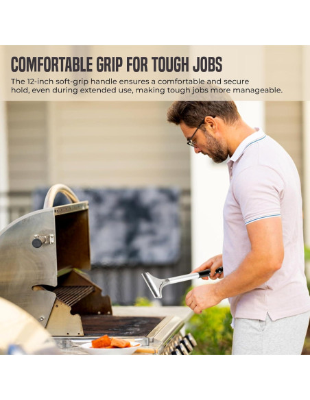 Raspador de Parrilla OCS Parts 30.48 cm con 5 Cuchillas