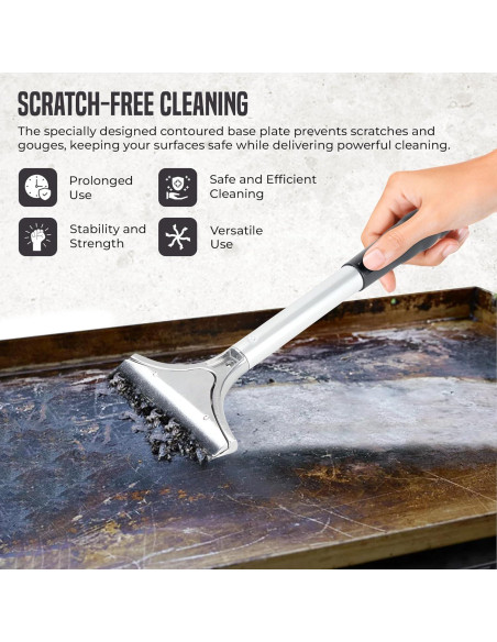 Raspador de Parrilla OCS Parts 30.48 cm con 5 Cuchillas