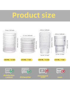 Soporte de Cepillos de Dientes de Vidrio CAZAGA 12 oz 2