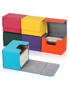 Yookeer 6 Cajas de Almacenamiento de Cartas Magnéticas 100+