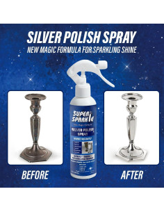 Limpiador Spray Super Sparkle 226.8 ml para Pulido de Plata 2