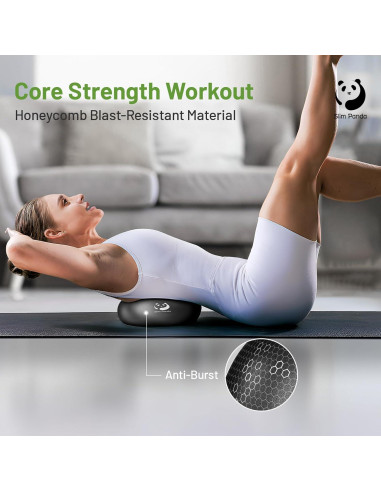 Bola de Pilates Slim Panda 22.86 cm Anti-explosión y Antideslizante