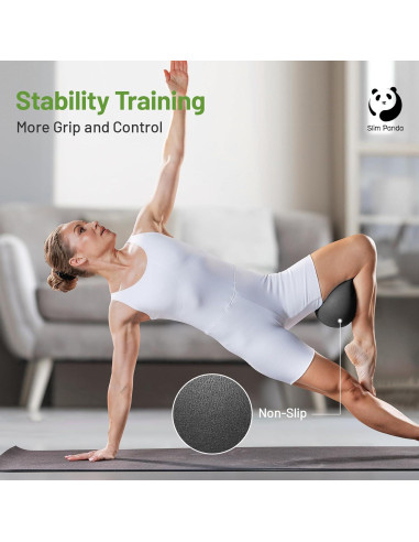 Bola de Pilates Slim Panda 22.86 cm Anti-explosión y Antideslizante