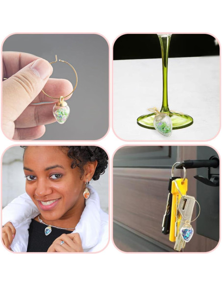 Marcadores de Copas de Vino ELANE 20 Pcs Coloridos