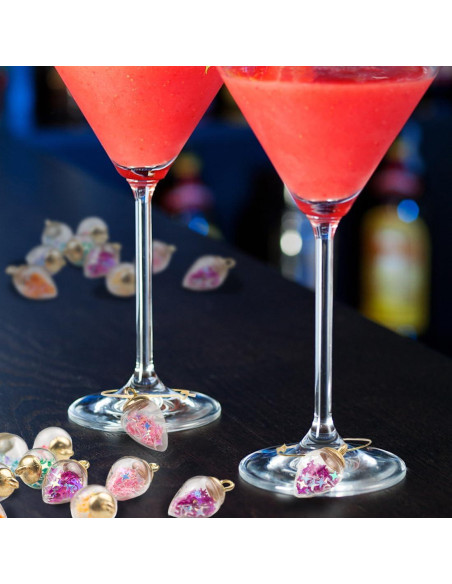 Marcadores de Copas de Vino ELANE 20 Pcs Coloridos