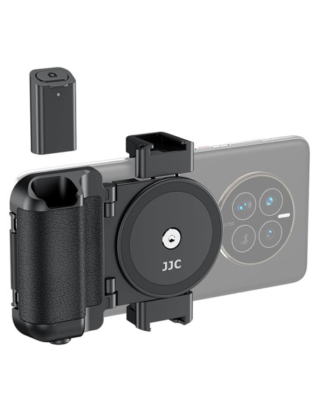 Agarre de Cámara para Teléfono Jinjiacheng con Control Remoto Negro