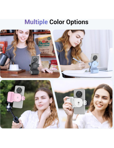 Agarre de Cámara para Teléfono Jinjiacheng con Control Remoto Negro