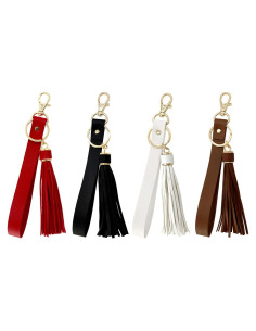 Correa de muñeca de cuero PAMIR TONG para llaves - 4 colores