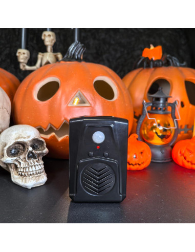 Sensor de Movimiento con Reproductor de Sonido XYszpcgs Negro