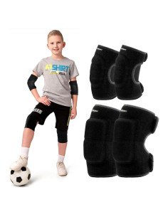 Conjunto de Rodilleras y Codilleras YEEKORO para Niños S+M