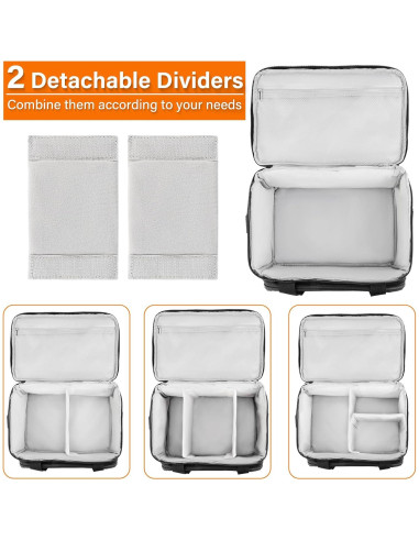 Organizador de Costura Doble Capa M-Sewing Negro 34.2x21.7cm