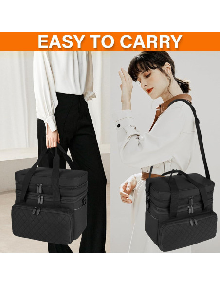 Organizador de Costura Doble Capa M-Sewing Negro 34.2x21.7cm Organizador de Costura Doble Capa M-Sewing Negro 34.2x21.7cm