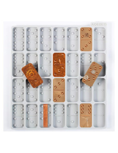 Molde de Dominó de Silicona AOEDEO Redondo 5.08x2.54 cm