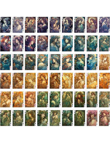 Baraja de Cartas de Póker Lady Fairy FlonzGift 54 Cartas