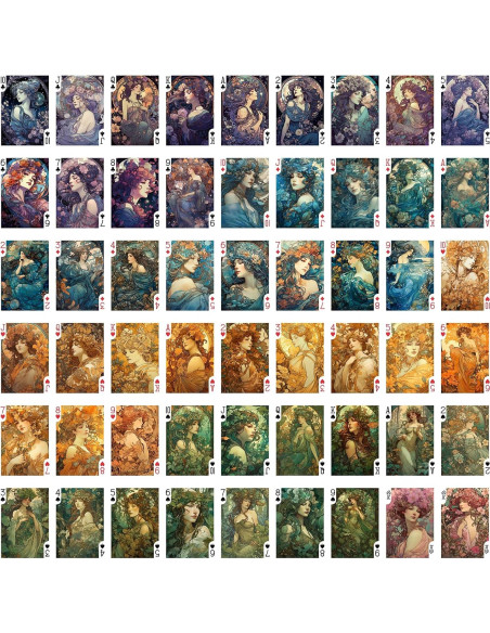 Baraja de Cartas de Póker Lady Fairy FlonzGift 54 Cartas