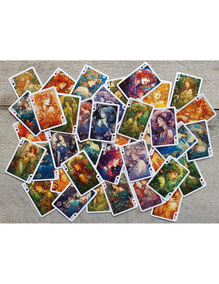 Baraja de Cartas de Póker Lady Fairy FlonzGift 54 Cartas