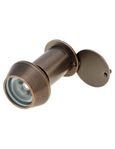 Mirilla de Puerta Latón Sólido 220 Grados Bronce Aceitado