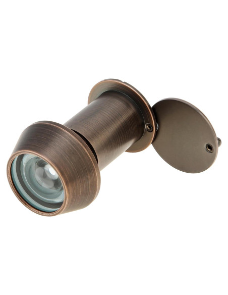 Mirilla de Puerta Latón Sólido 220 Grados Bronce Aceitado