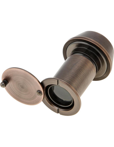 Mirilla de Puerta Latón Sólido 220 Grados Bronce Aceitado