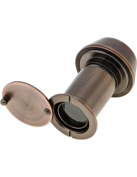 Mirilla de Puerta Latón Sólido 220 Grados Bronce Aceitado