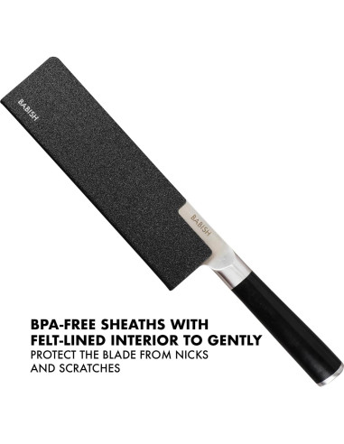 Juego de cuchillos de cocina Babish 14 piezas acero 1.4116