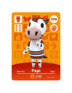 Tarjeta Amiibo Papi Animal Crossing Serie 4 Nintendo