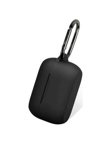 Funda de silicona Aotao para Jabra Elite 75t/Active 75t, negra