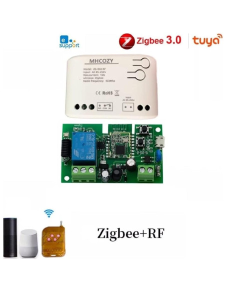Interruptor Inteligente ZigBee Genérico 1 Canal 250V Blanco