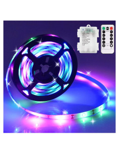 Tira LED a Batería 3m SMART DIRECT Multicolor con Control Remoto