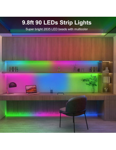 Tira LED a Batería 3m SMART DIRECT Multicolor con Control Remoto 2