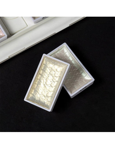 Set de Acuarelas Metálicas LIGHTWISH 8 Colores Aurora con Pincel