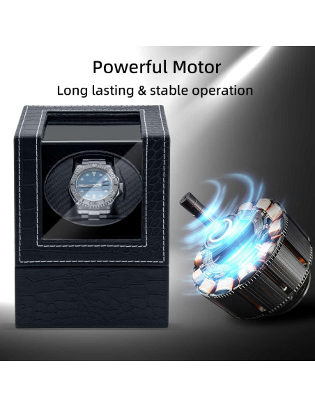 Caja de Carga Automática Mcbazel para Relojes Automáticos - Negro